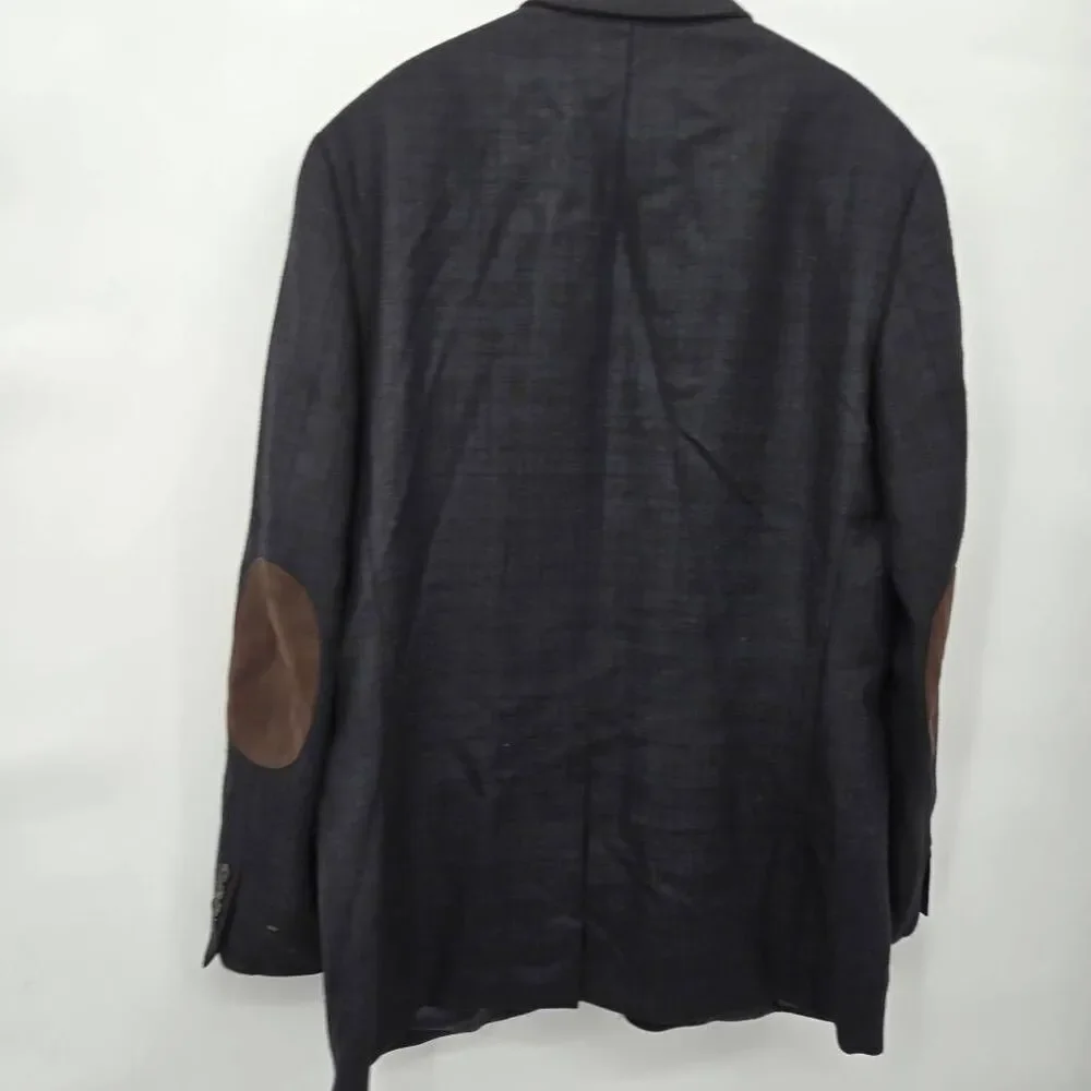 Lauren Ralph Lauren Plaid Blazer Sport Coat 42R Elbow Patches